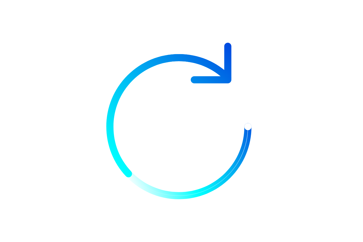 circle with arrow illustration